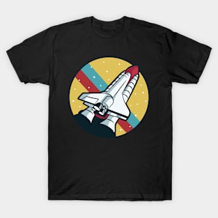 Space Shuttle Rocket Spaceship Astronaut T-Shirt